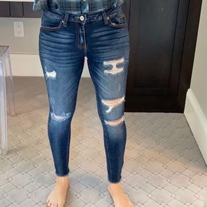 Kancan brand ripped skinny jeans